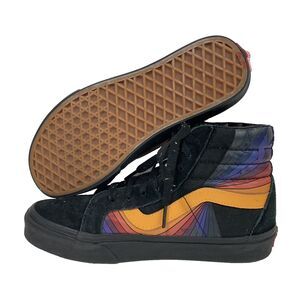 Vans OTW-Men's Sz 5.5/Women's Sz 7 -Black Sunset Burst-Skate Hi-Top Shoe- 721356